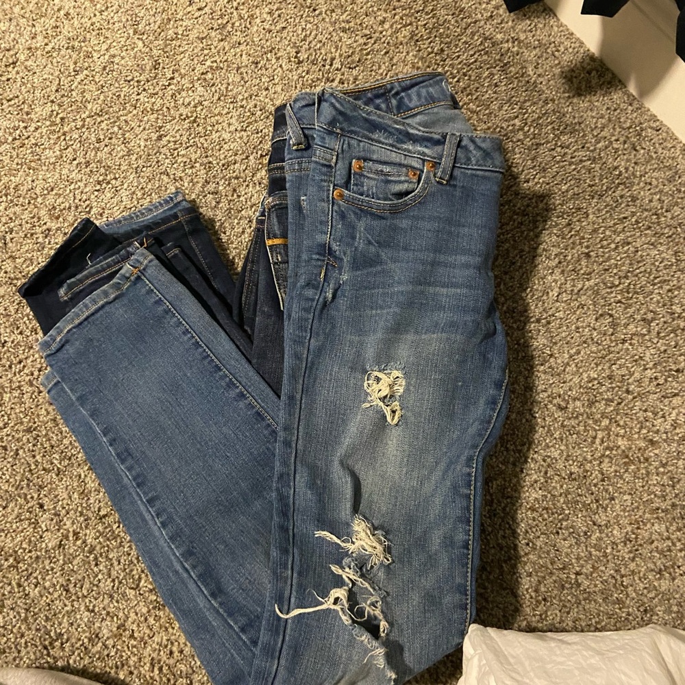 Aeropostale medium wash jeggings